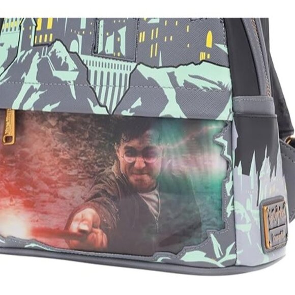 Loungefly Harry Potter Glow in the Dark Battle of Hogwarts Lenticular main image 5